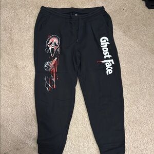 Ghost Face Black Joggers